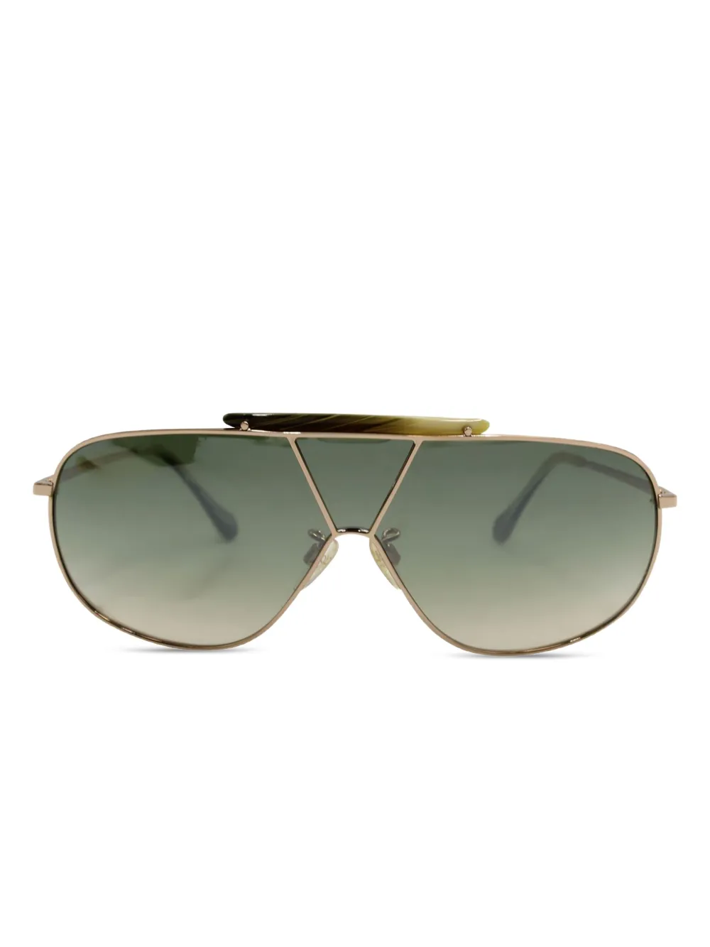 Balenciaga Pre-Owned gradient-lens sunglasses | Gold | Image 1