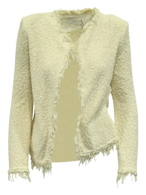IRO bouclé frayed-edges jacket