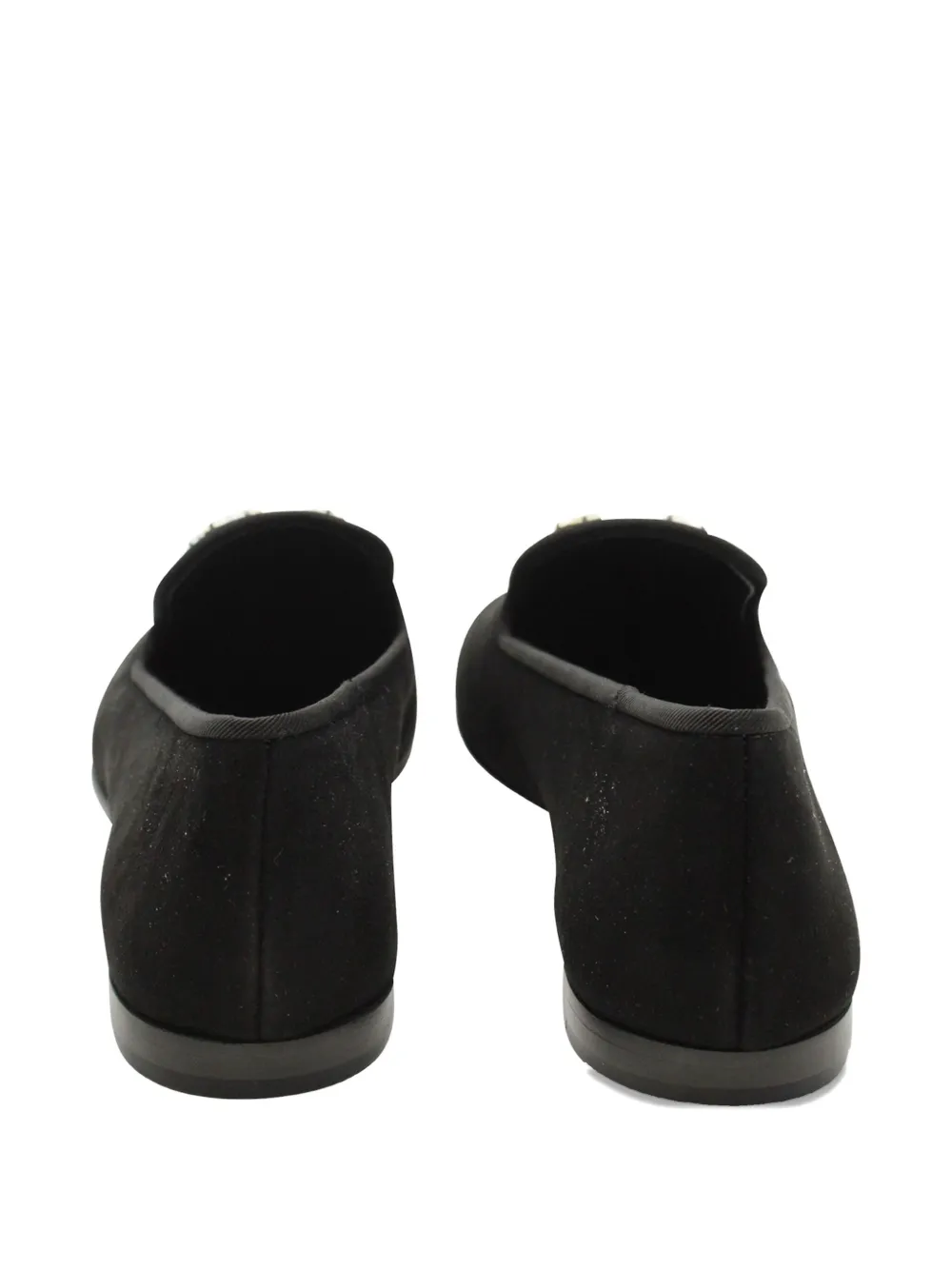 Pre-owned Giuseppe Zanotti Vintage Scorpion-embellished Flat Loafers In Black