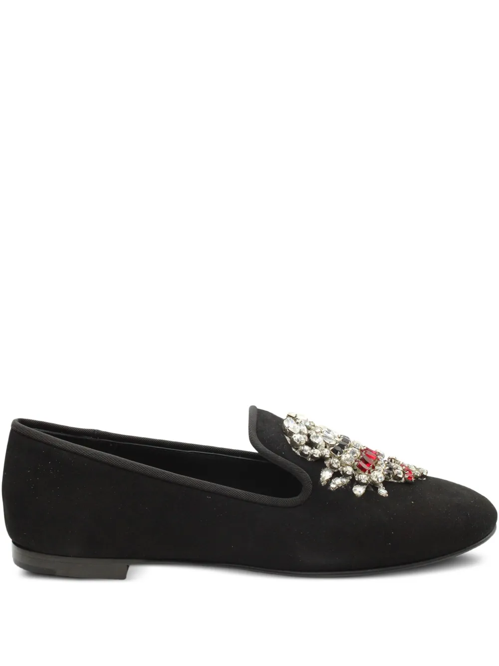 Giuseppe Zanotti Vintage scorpion-embellished flat loafers | Black | Image 1