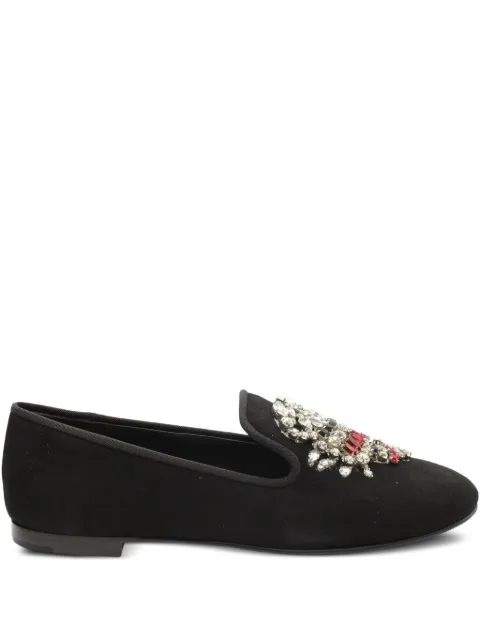Giuseppe Zanotti Vintage scorpion-embellished flat loafers