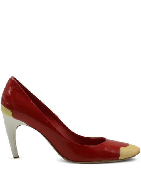 Roger Vivier Vintage colour-block leather pumps