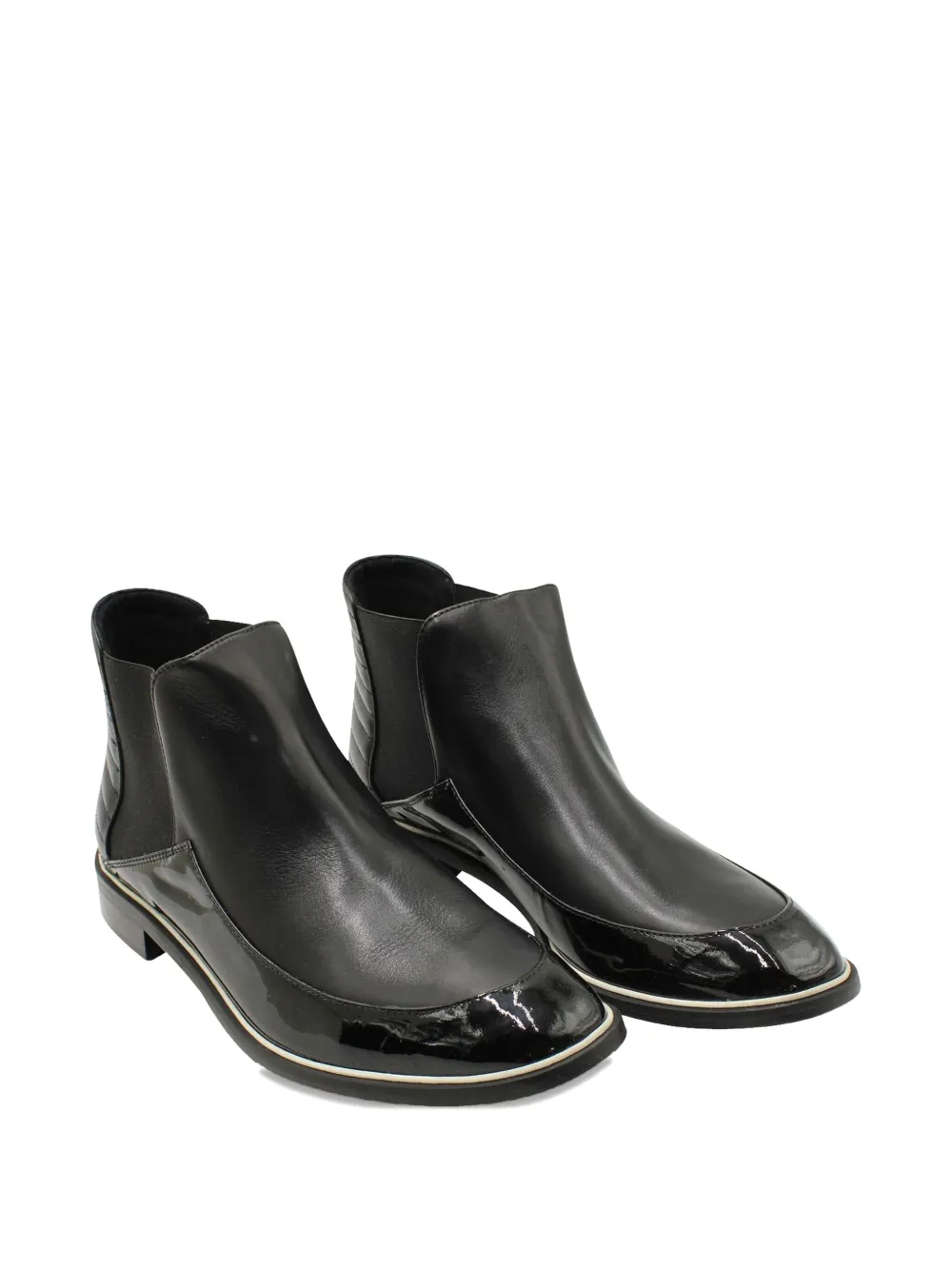 Nicholas Kirkwood quilted leather ankle boots - Zwart