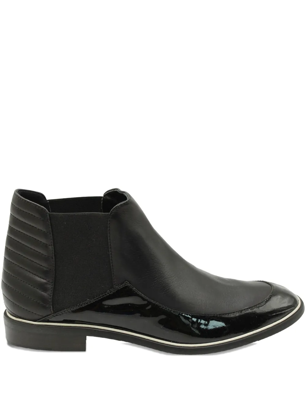 Pre-owned Nicholas Kirkwood Quilted Leather Ankle Boots In Black