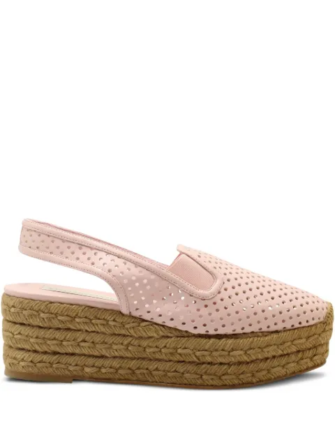 Stella McCartney Pre-Owned حذاء قماش بسير خلفي وزينة ثقوب