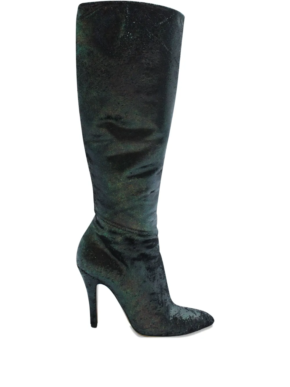 Pre-owned Maison Margiela Pointed-toe Boots In Black