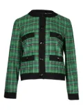 Maje plaid buttoned jacket - Green