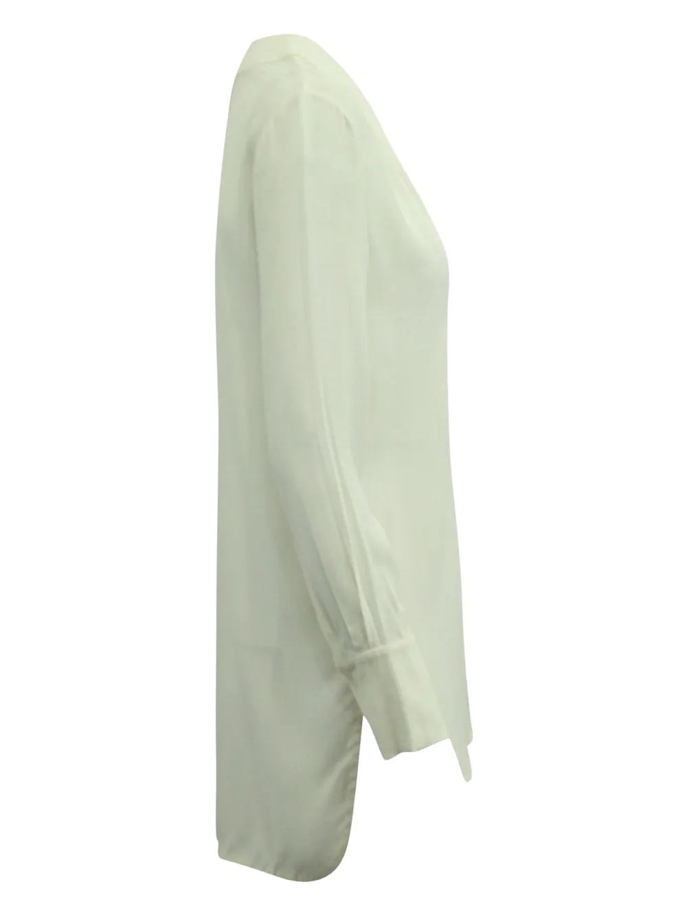 V-Neck Long-Sleeve Blouse