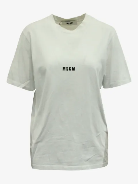 MSGM logo-print cotton T-shirt