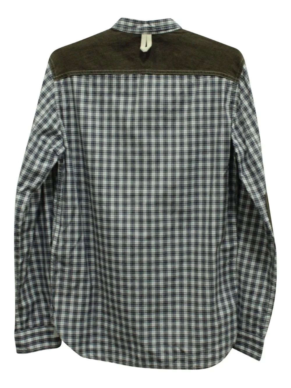 Comme Des Garçons Pre-Owned plaid elbow-patch shirt | Image 2