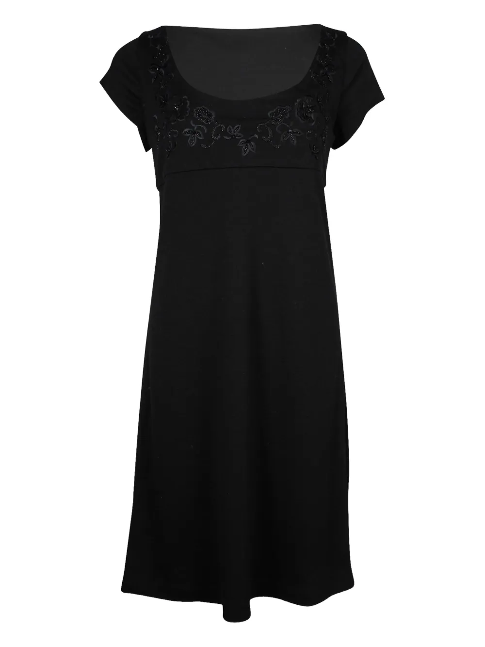 DVF Diane von Furstenberg embroidered mini dress | Black | Image 1