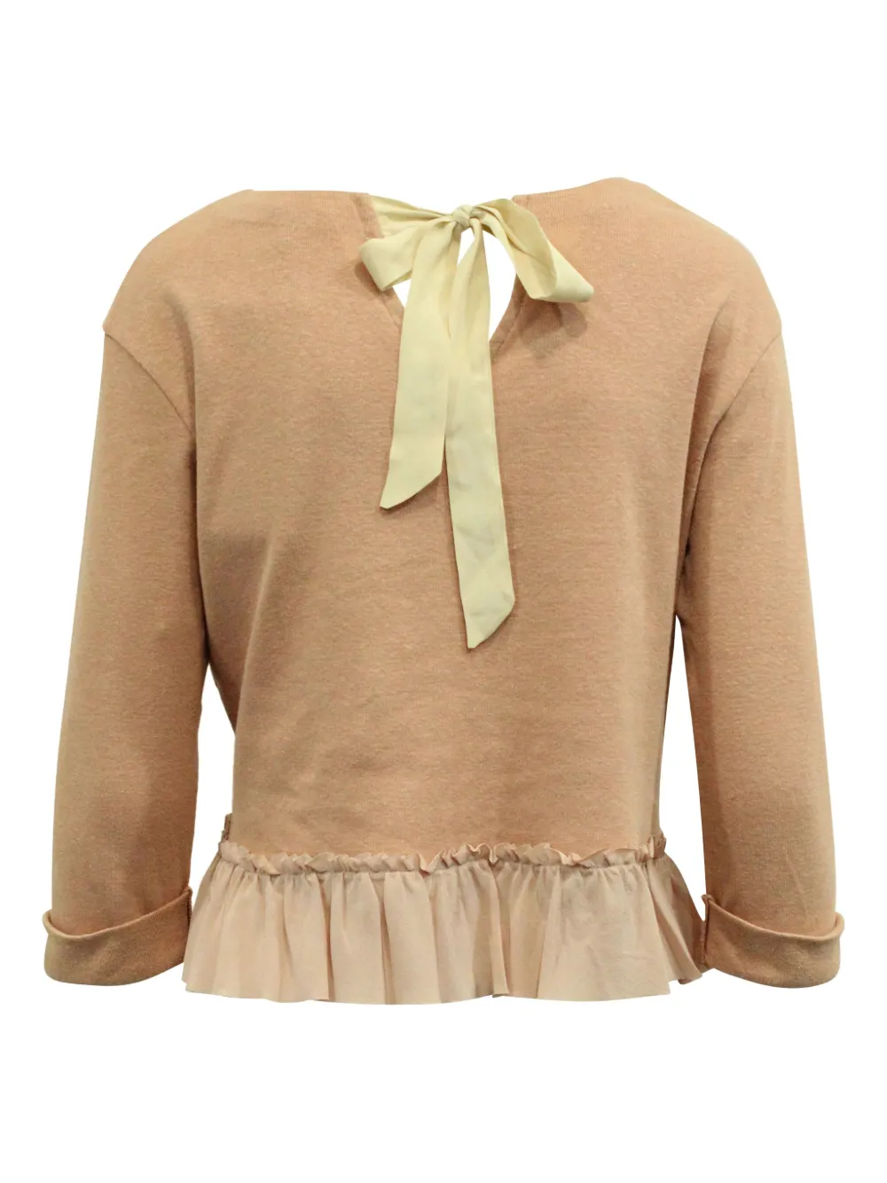 Miu Miu Pre-Owned ruffled-hem top | Image 2