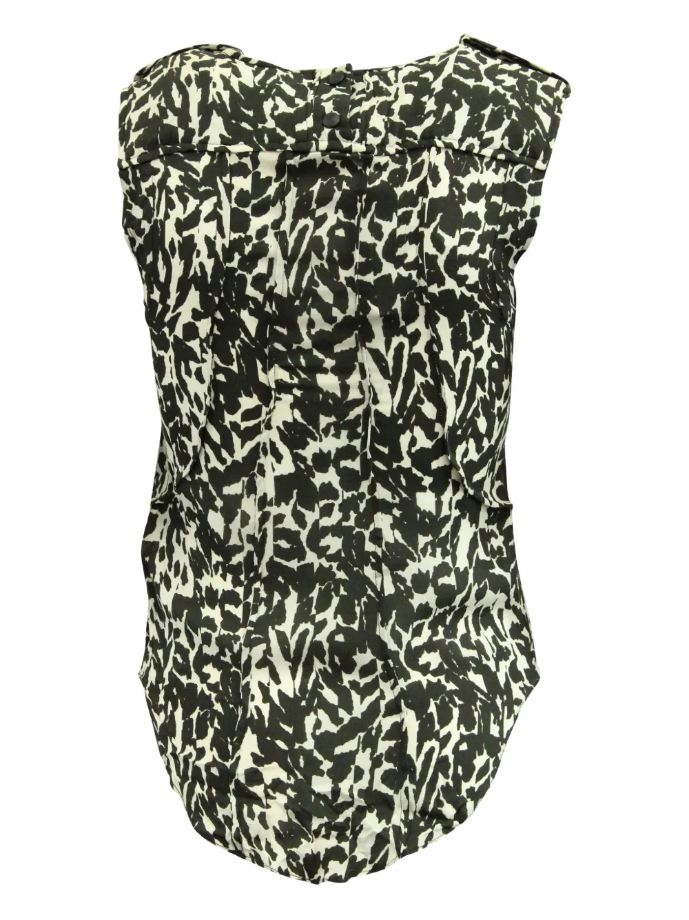 Isabel Marant Vintage animal-print pin-tucked top | Image 2