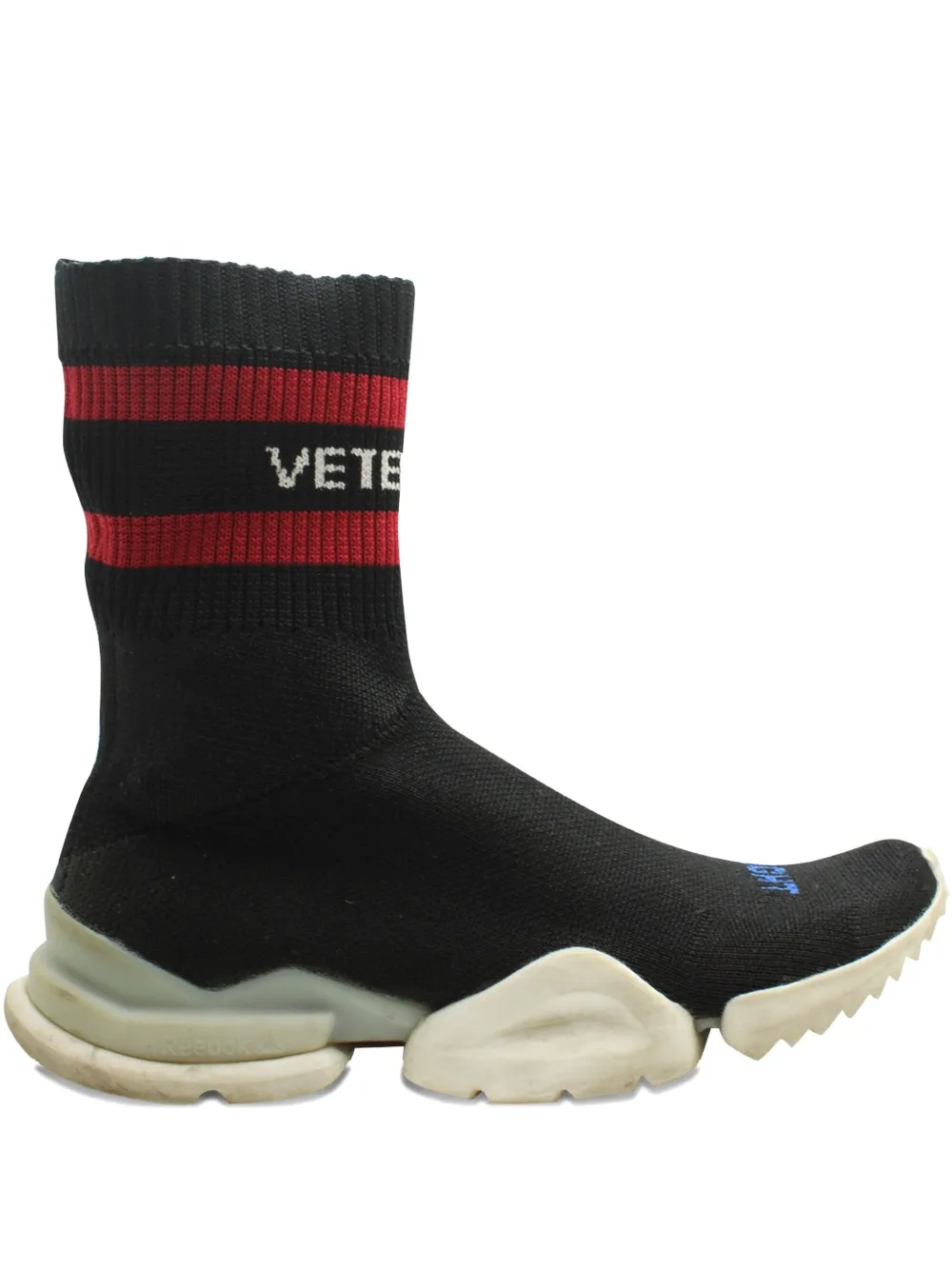 Pre-owned Vetements X Reebok Logo Sneakers In Black