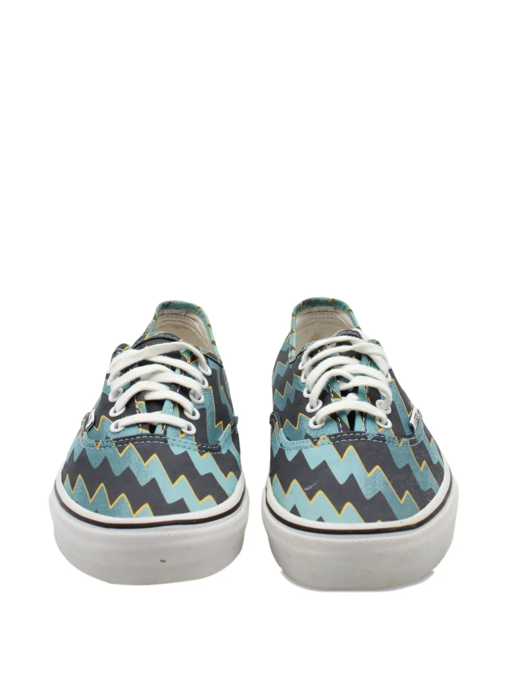 Pre-owned Kenzo X Vans Lightening Bolt Print Sneakers In Blue