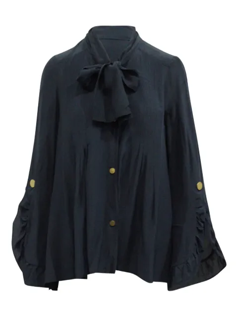 Peter Pilotto pussy-bow long-sleeve blouse