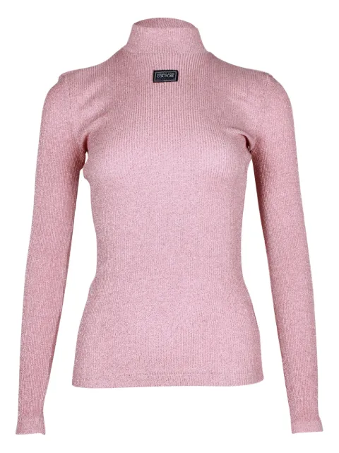 Versace Jeans Couture ribbed high-neck top