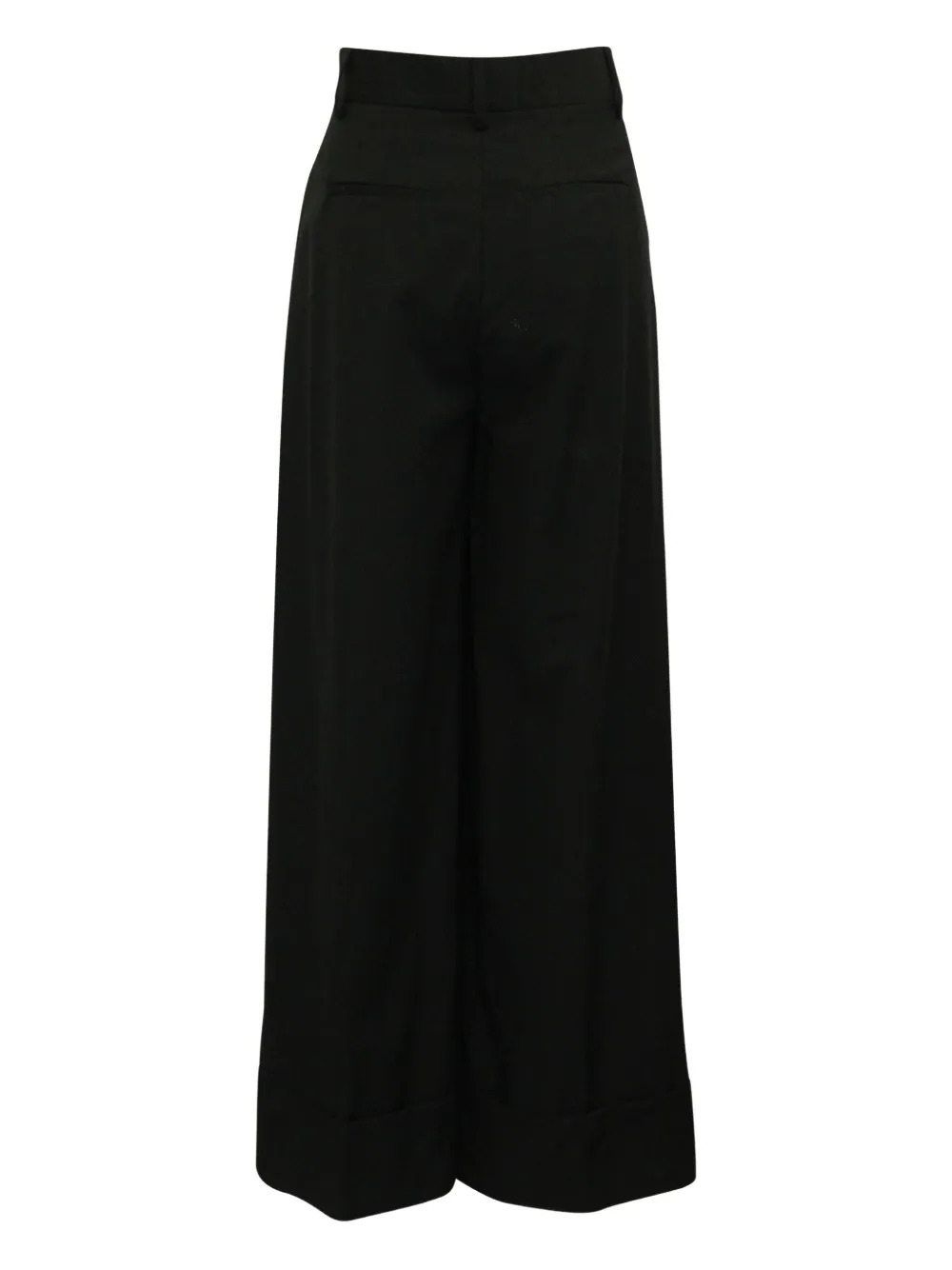 MSGM wide-leg tailored trousers - Zwart