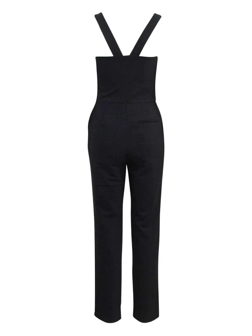 Pre-owned Maje Square-neck Jumpsuit In Blue