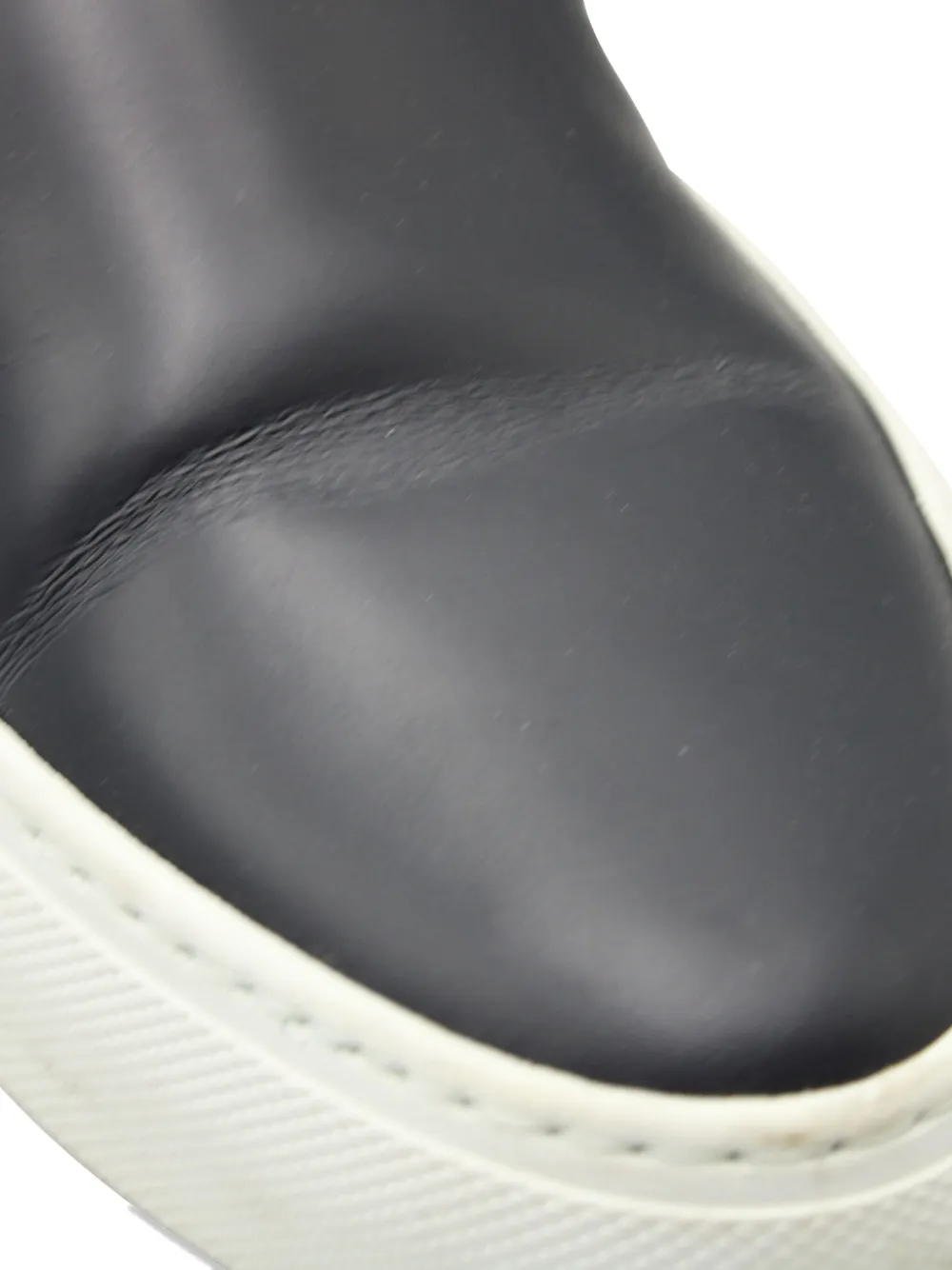 Pre-owned Common Projects Leather Slip-on Sneakers In Black