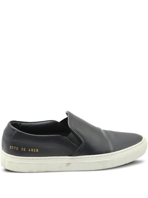 Common Projects سنيكر جلد سهل الارتداء