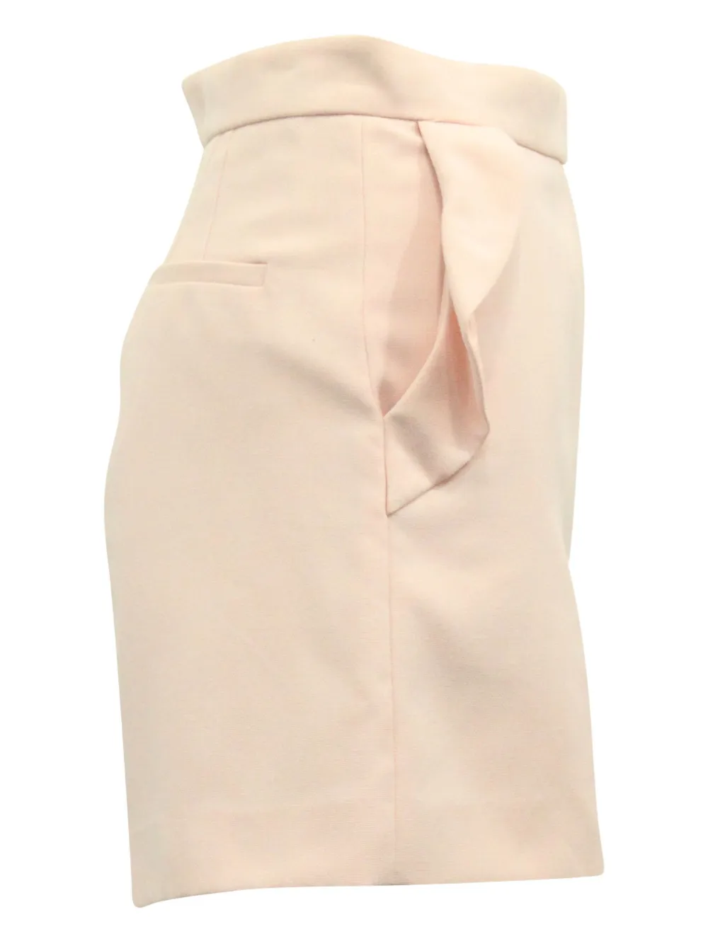 Pre-owned Sandro Ruffled Shorts In Pink