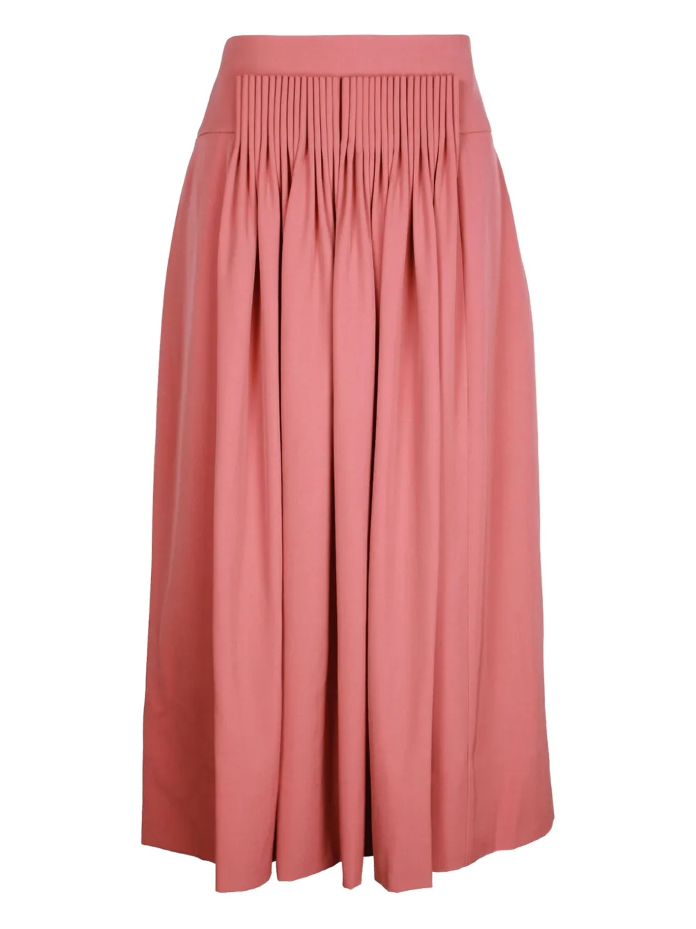 Hermès Pre-Owned pleat-detail midi skirt | Pink | Image 1