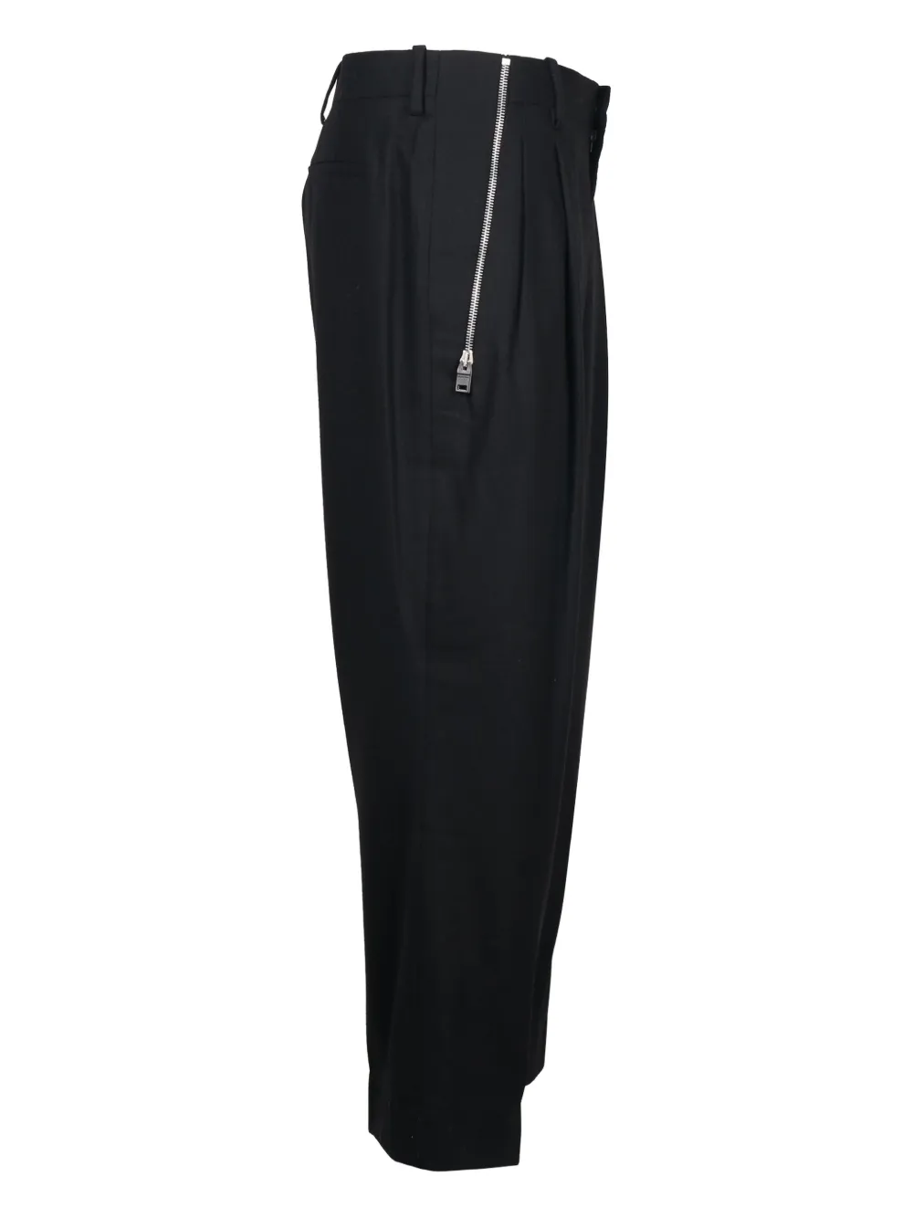 Balenciaga Pre-Owned side-zip trousers - Zwart