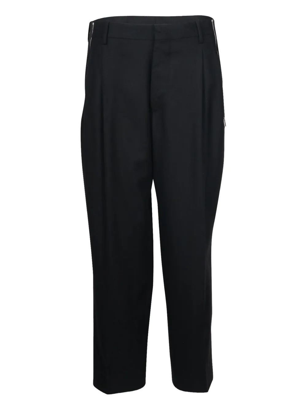 Pre-owned Balenciaga Side-zip Trousers In Black