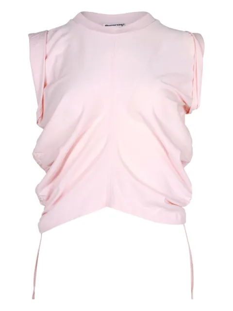 Pre-Owned Alexander Wang round-neck drawstring top