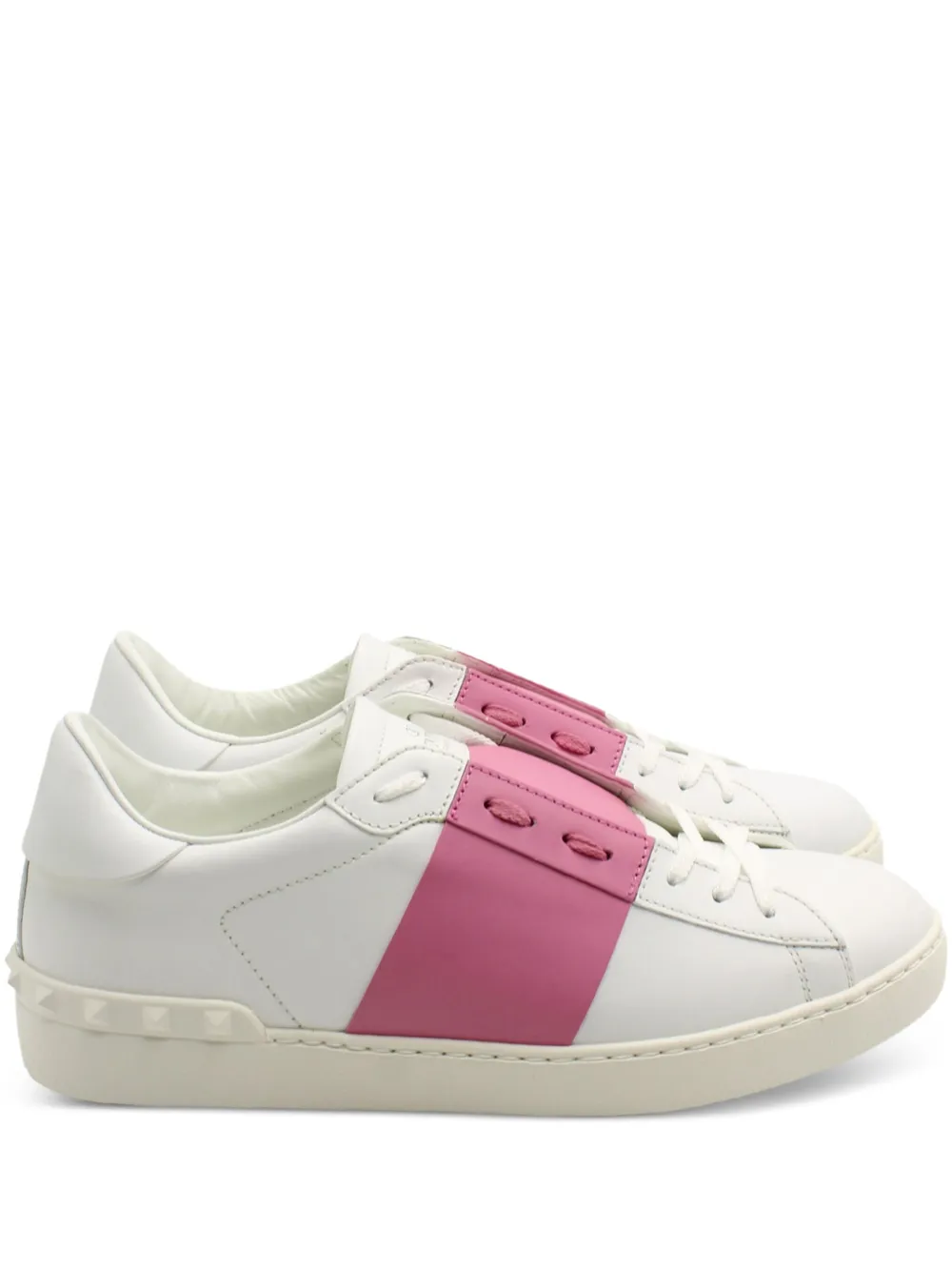 Mario Valentino Vintage 2010s ロックスタッズ パネル スニーカー - ホワイト Mario Valentino Vintage 2010s ロックスタッズ パネル スニーカー - ホワイト