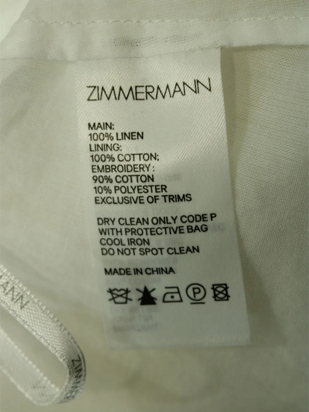 Pre-owned Zimmermann Scallop High-rise Shorts In Blue
