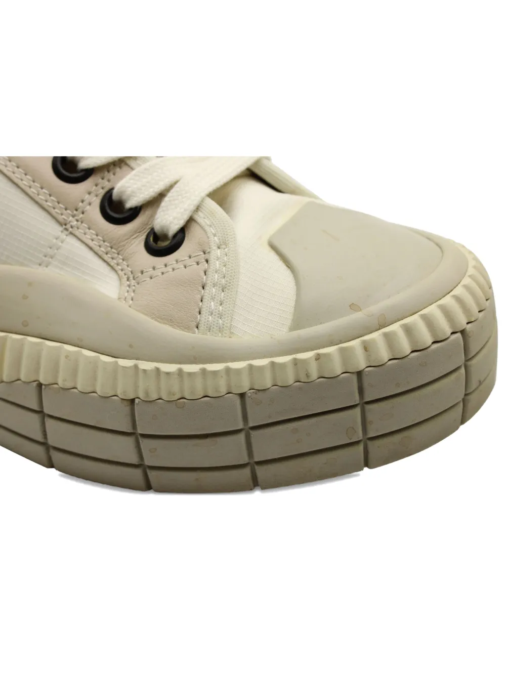 Pre-owned Chloé Vintage Clint Lace-up Sneakers In Neutral