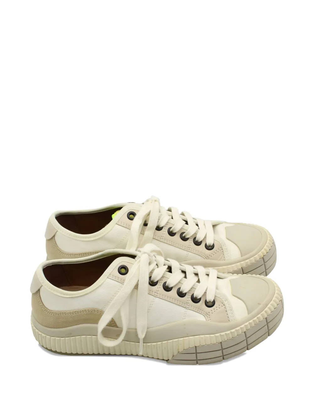 Chloé Vintage Clint lace-up sneakers - Beige