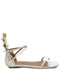 Aquazzura Pina Colada flat sandals - White