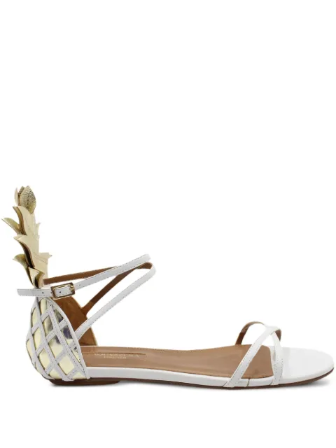 Aquazzura Pina Colada flat sandals