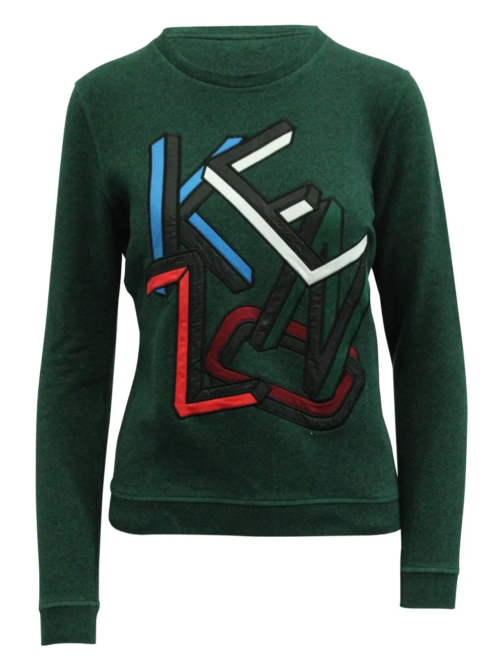 Kenzo Pre-Owned logo-embroidered sweatshirt | Green | Image 1
