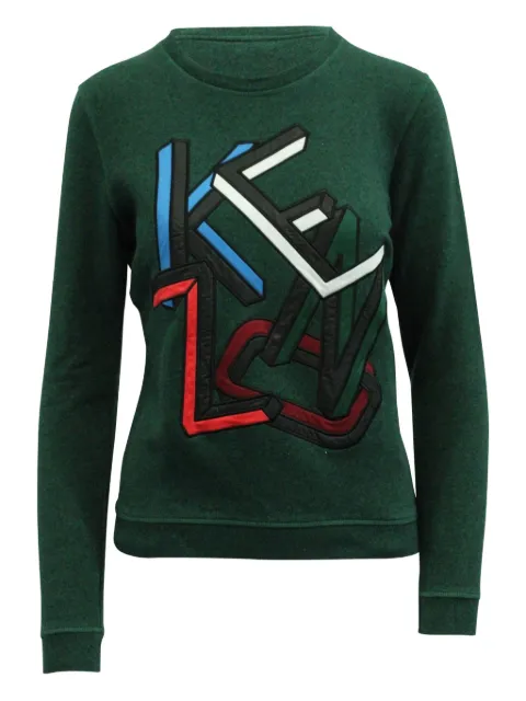 Kenzo Pre-Owned sudadera con logo bordado