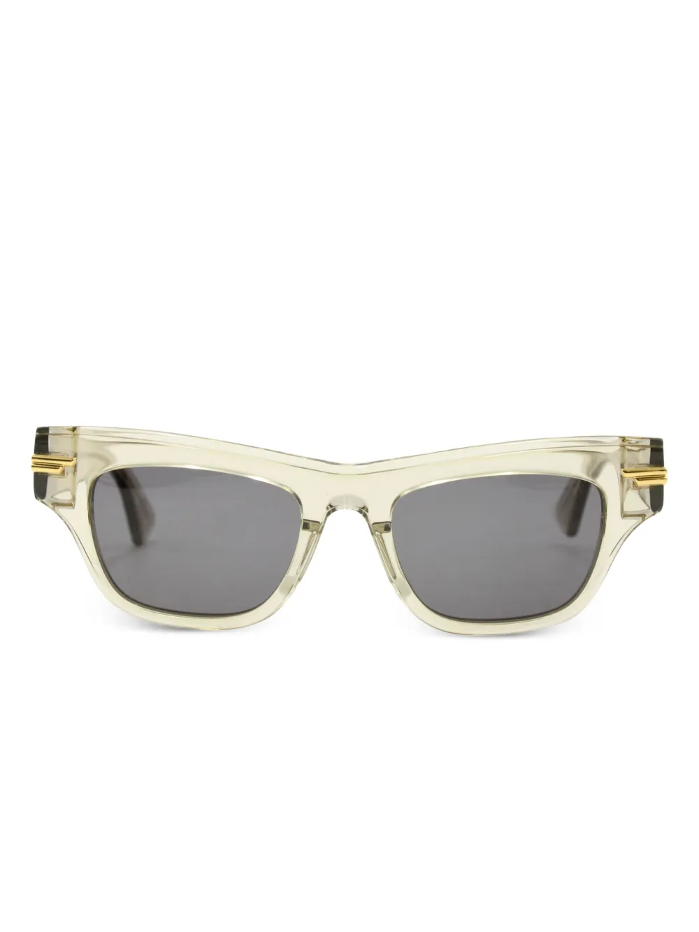Bottega Veneta Pre-Owned cat-eye frame sunglasses | Neutrals | Image 1