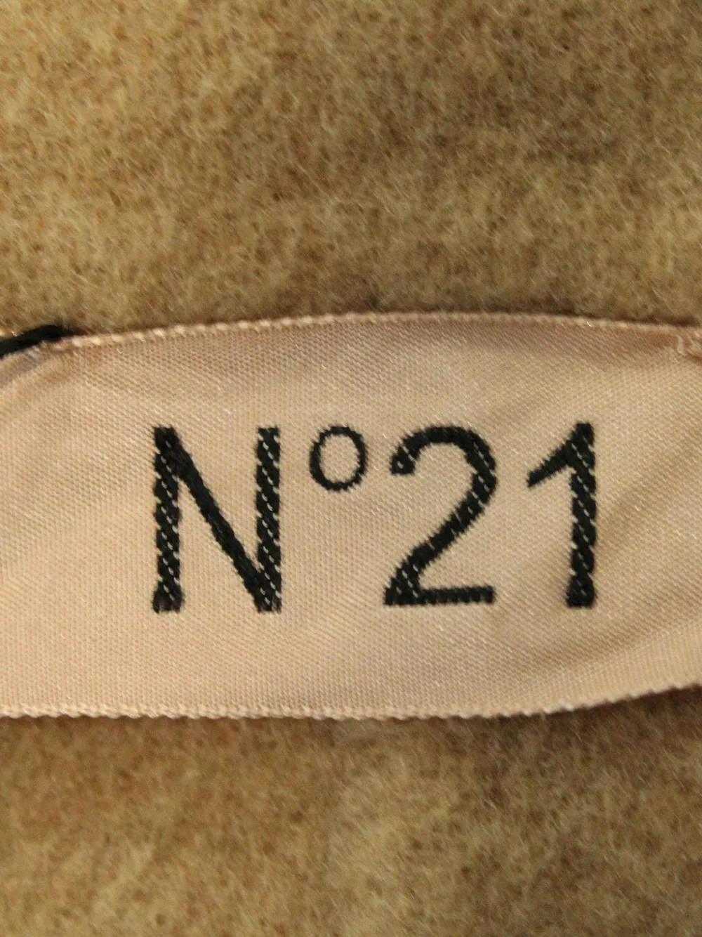 Pre-owned N°21 Notch-collar Belted Coat In Brown