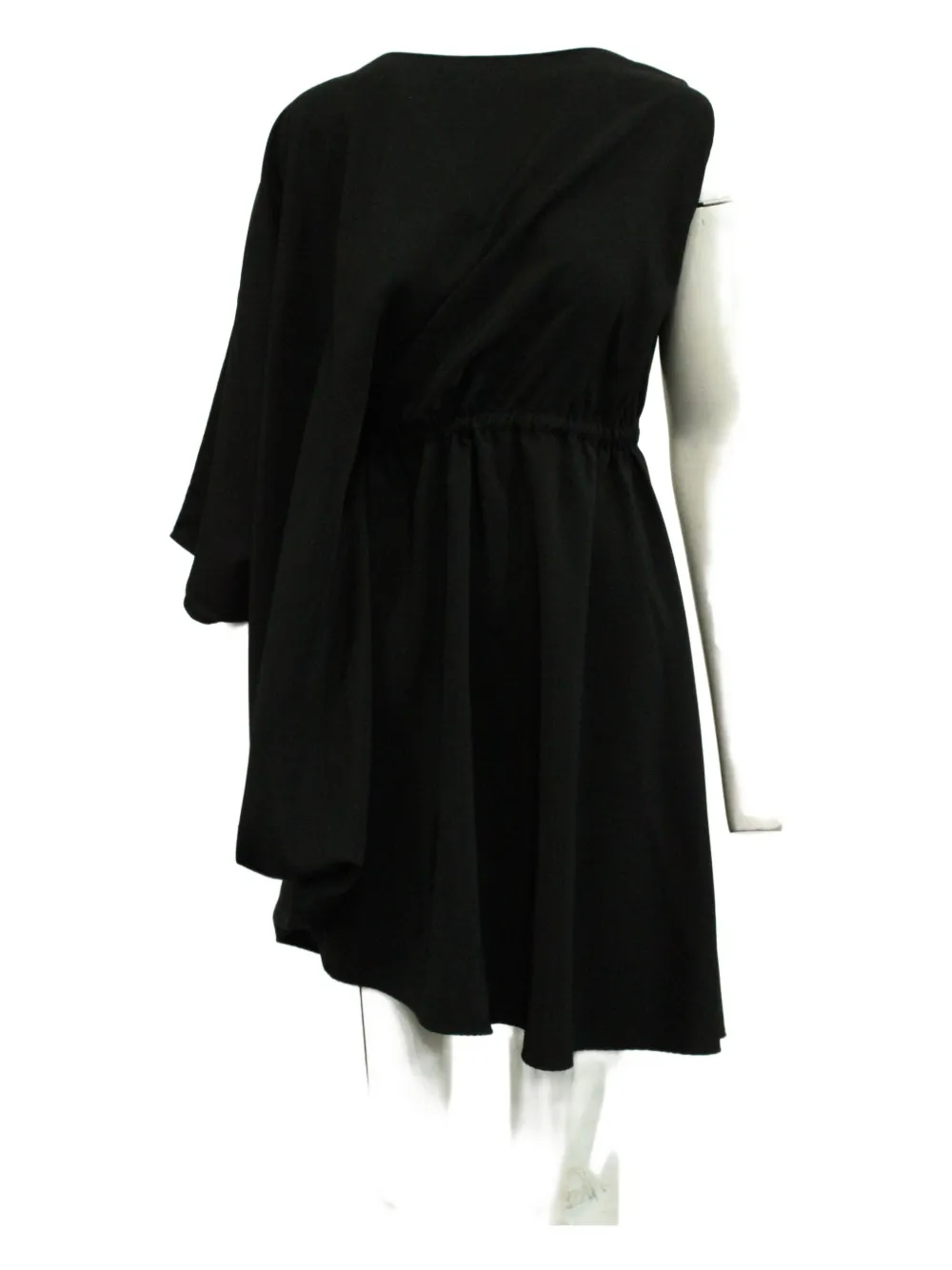 Maison Margiela asymmetrical draped dress | Black | Image 1