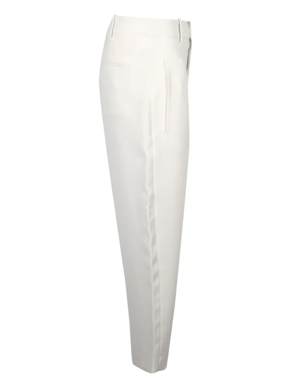 Pre-owned Isabel Marant Vintage Cropped Trousers In White