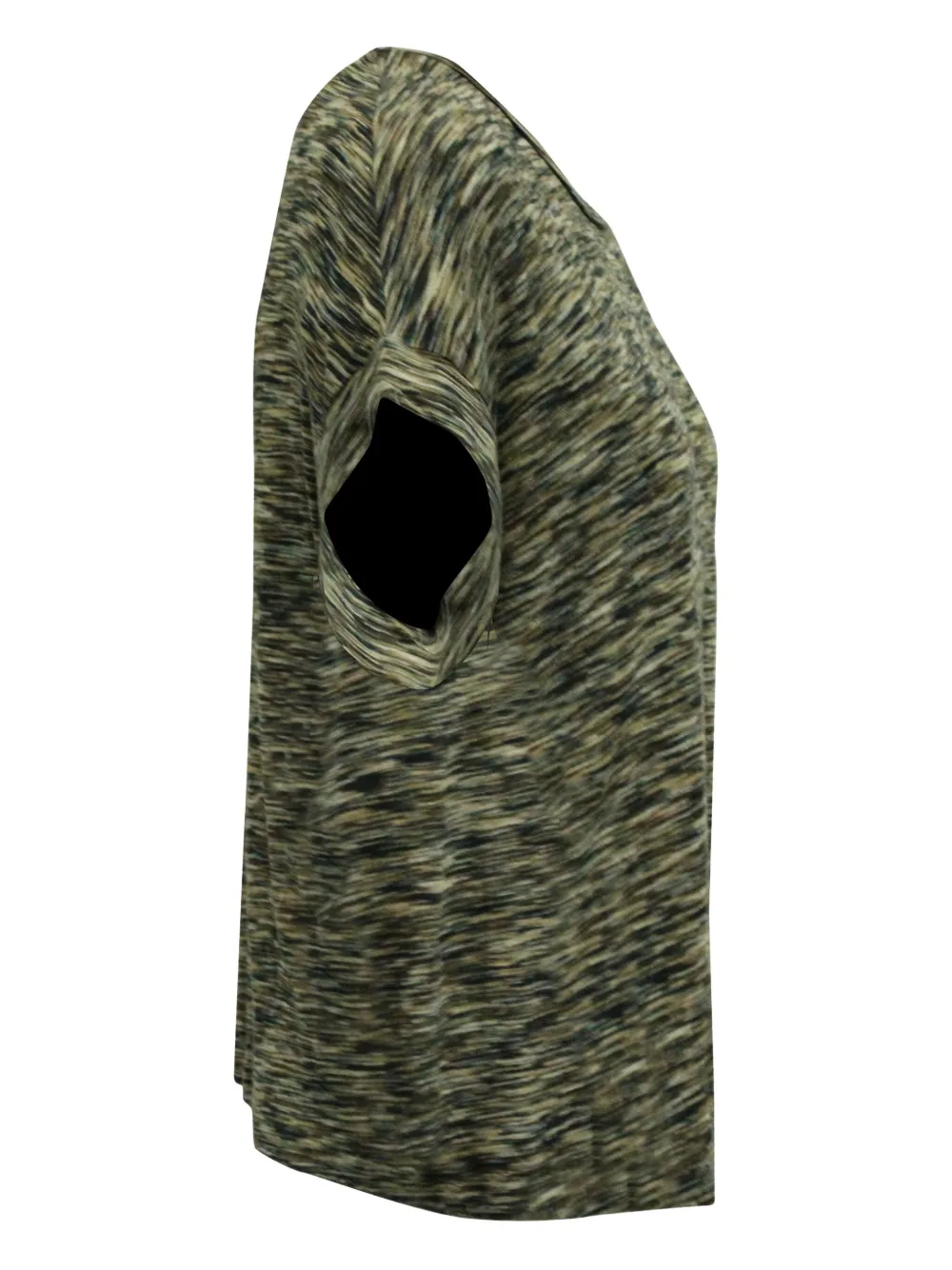 Pre-owned Sandro Camouflage-print T-shirt In Green