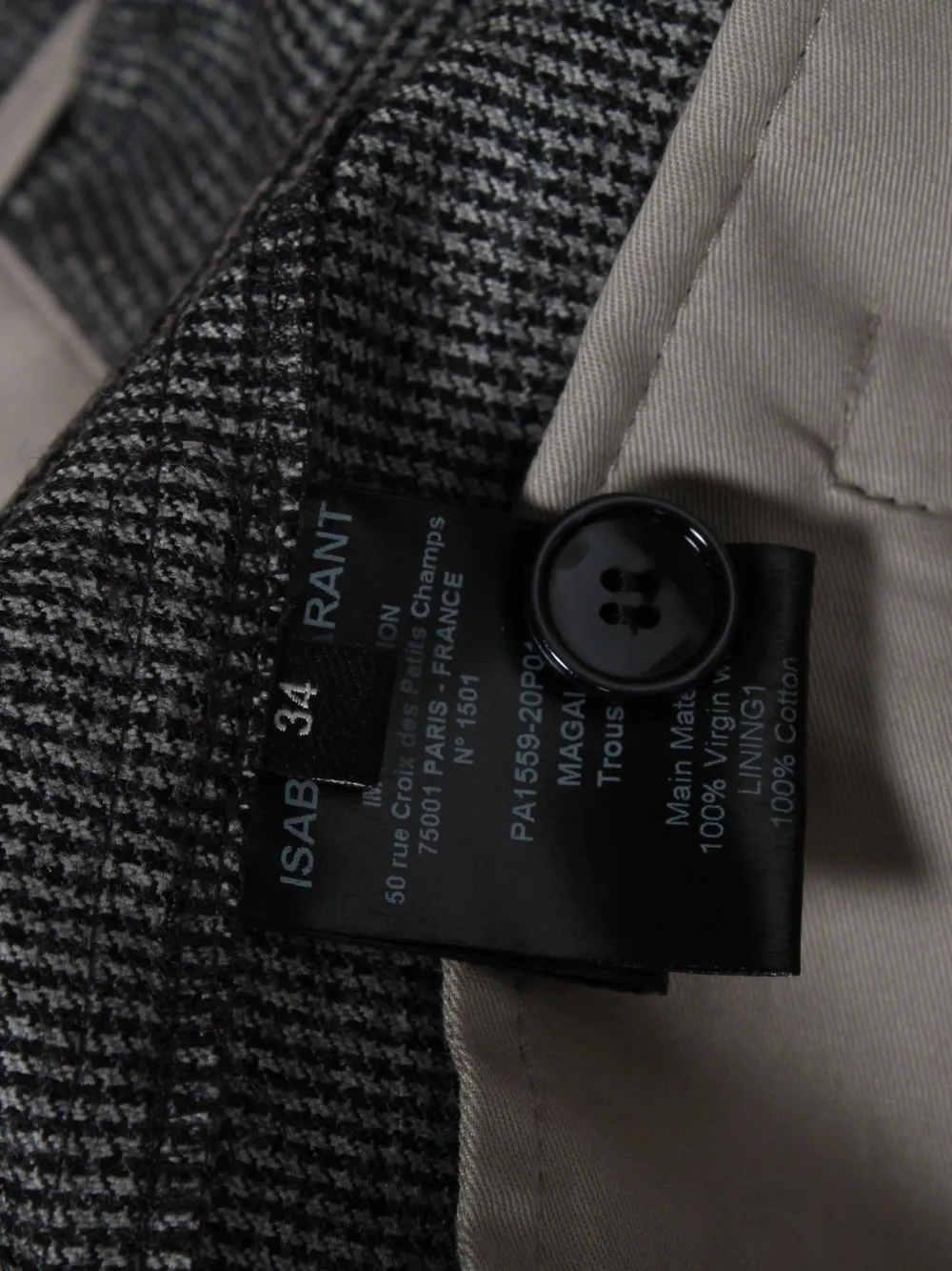 Pre-owned Isabel Marant Vintage Pleated High-waist Trousers In Gray
