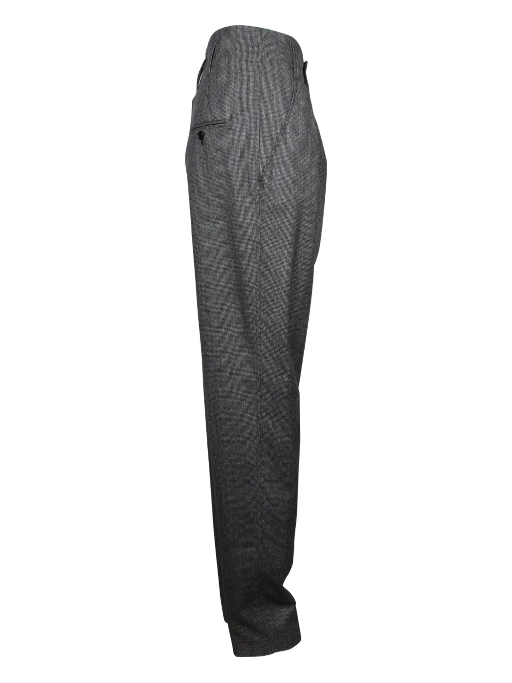 Pre-owned Isabel Marant Vintage Pleated High-waist Trousers In Gray