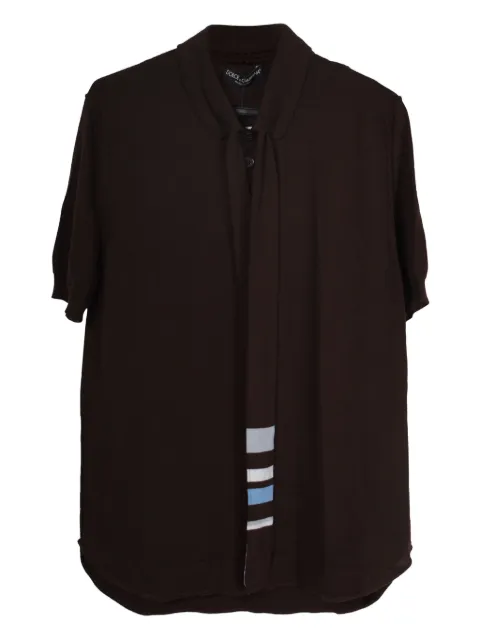 Dolce & Gabbana Pre-Owned virgin wool polo shirt