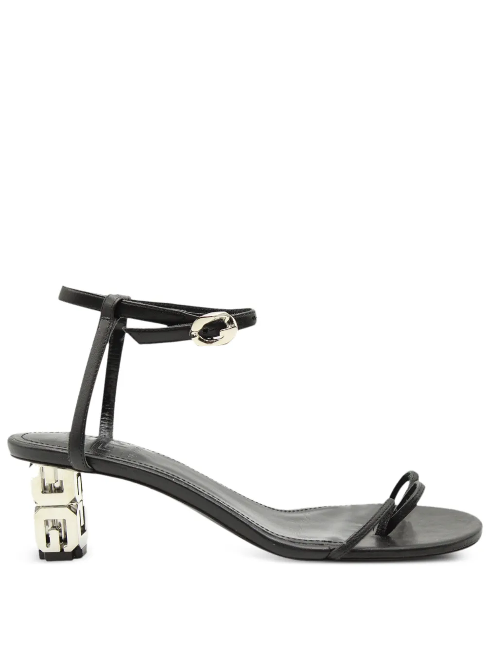Givenchy Pre-Owned G Cube block-heel ankle-strap sandals | Black | Image 1