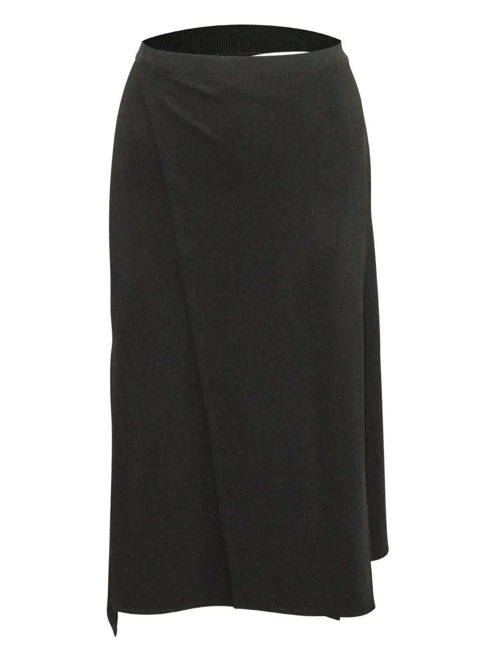 Helmut Lang Pre-Owned staggered-seam skirt | Black | Image 1