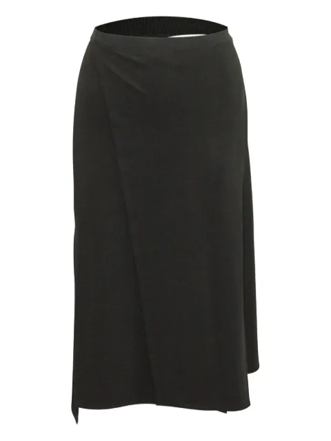 Helmut Lang Pre-Owned تنورة بخياطة متعرجة