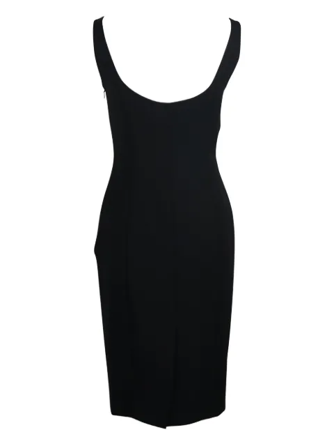 Moschino vestido con cuello desbocado